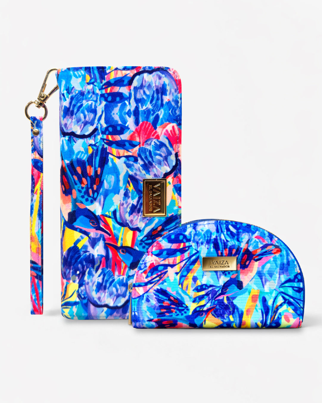 Set Billetera + Monedero Colibrí