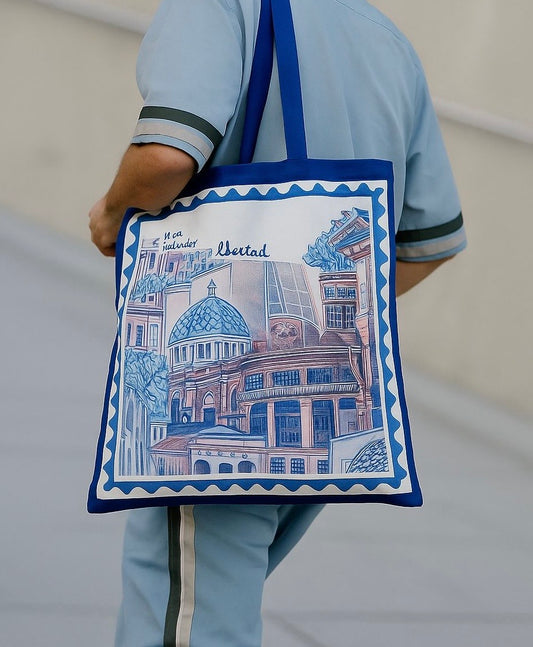 Ecobag print Centro Histórico Azul