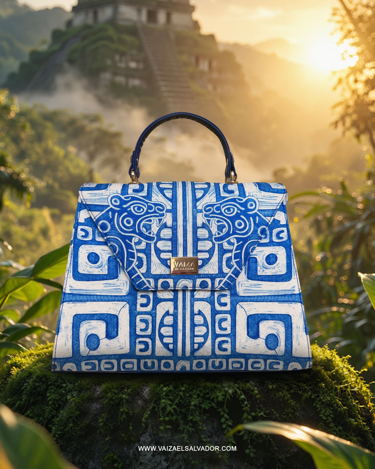 Satchel Jaguar Azul