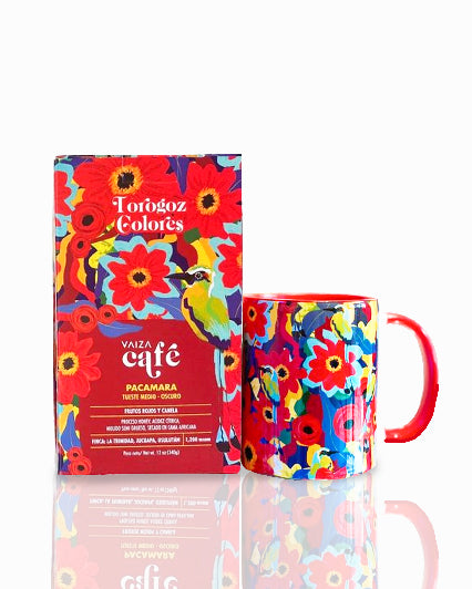 Kit Clásico Torogoz Colores - Taza y Cáfe