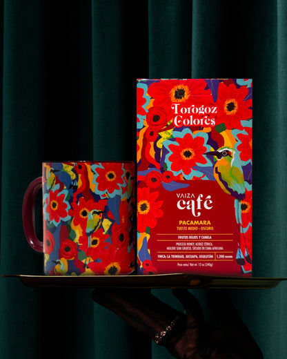 Kit Clásico Torogoz Colores - Taza y Cáfe