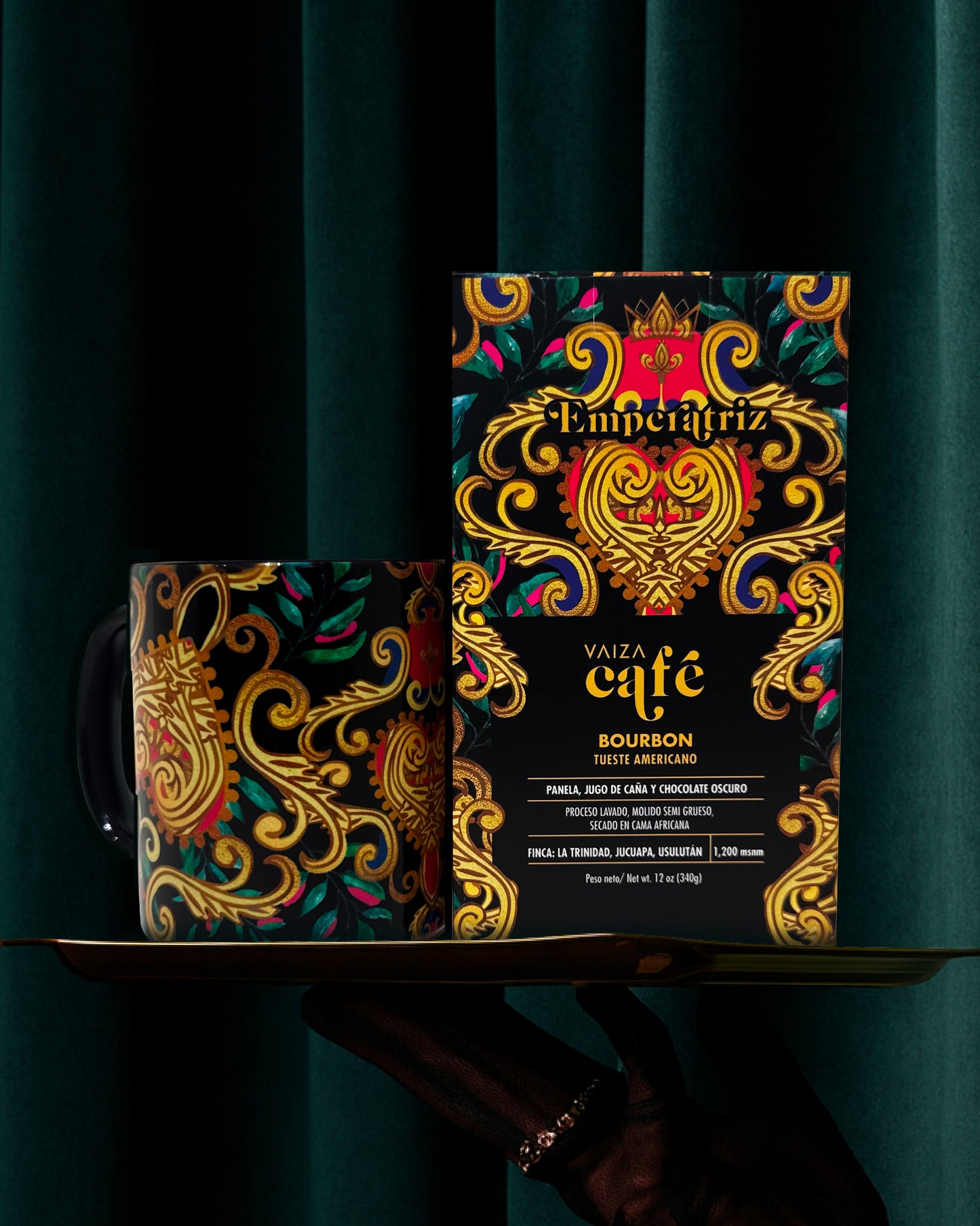 Kit Clásico Emperatriz - Taza y Cáfe